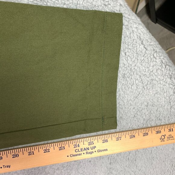 Pamut Apparel Frankie Pant Womens Large Olive Slim Tapered Leg Cotton Twill NEW - Picture 15 of 16